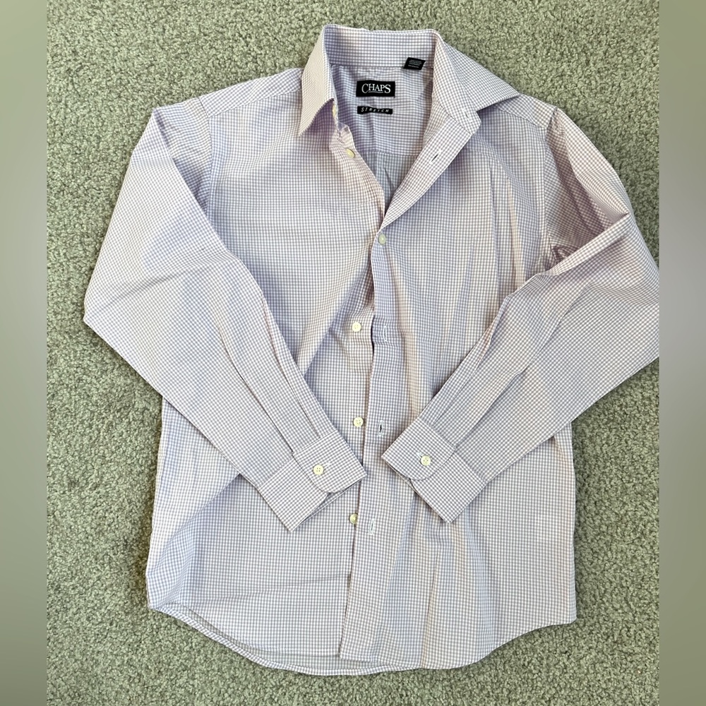 Chaps Gingham Button Down